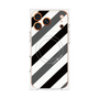 プレミアムパネル with MagSafe［ Big Stripe - Black × Gray ］