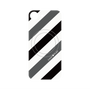 プレミアムパネル with MagSafe［ Big Stripe - Black × Gray ］
