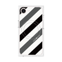 プレミアムパネル with MagSafe［ Big Stripe - Black × Gray ］
