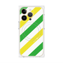 プレミアムパネル with MagSafe［ Big Stripe - Green × Yellow ］