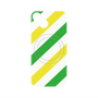 プレミアムパネル with MagSafe［ Big Stripe - Green × Yellow ］
