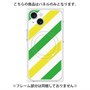プレミアムパネル with MagSafe［ Big Stripe - Green × Yellow ］