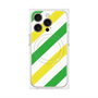 プレミアムパネル with MagSafe［ Big Stripe - Green × Yellow ］