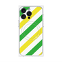 プレミアムパネル with MagSafe［ Big Stripe - Green × Yellow ］