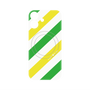 プレミアムパネル with MagSafe［ Big Stripe - Green × Yellow ］