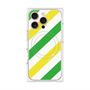 プレミアムパネル with MagSafe［ Big Stripe - Green × Yellow ］