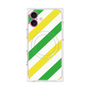 プレミアムパネル with MagSafe［ Big Stripe - Green × Yellow ］