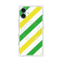 プレミアムパネル with MagSafe［ Big Stripe - Green × Yellow ］