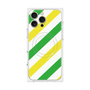 プレミアムパネル with MagSafe［ Big Stripe - Green × Yellow ］