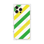 プレミアムパネル with MagSafe［ Big Stripe - Green × Yellow ］