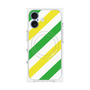 プレミアムパネル with MagSafe［ Big Stripe - Green × Yellow ］