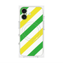 プレミアムパネル with MagSafe［ Big Stripe - Green × Yellow ］