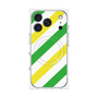 プレミアムパネル with MagSafe［ Big Stripe - Green × Yellow ］