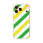 プレミアムパネル with MagSafe［ Big Stripe - Green × Yellow ］
