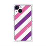 プレミアムパネル with MagSafe［ Big Stripe - Purple × Pink ］