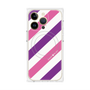 プレミアムパネル with MagSafe［ Big Stripe - Purple × Pink ］