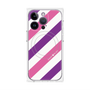プレミアムパネル with MagSafe［ Big Stripe - Purple × Pink ］