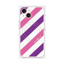 プレミアムパネル with MagSafe［ Big Stripe - Purple × Pink ］