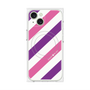 プレミアムパネル with MagSafe［ Big Stripe - Purple × Pink ］