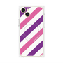 プレミアムパネル with MagSafe［ Big Stripe - Purple × Pink ］
