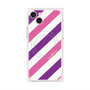 プレミアムパネル with MagSafe［ Big Stripe - Purple × Pink ］