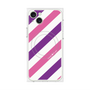 プレミアムパネル with MagSafe［ Big Stripe - Purple × Pink ］