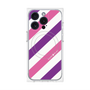 プレミアムパネル with MagSafe［ Big Stripe - Purple × Pink ］