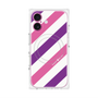 プレミアムパネル with MagSafe［ Big Stripe - Purple × Pink ］