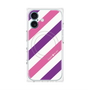 プレミアムパネル with MagSafe［ Big Stripe - Purple × Pink ］