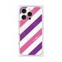 プレミアムパネル with MagSafe［ Big Stripe - Purple × Pink ］
