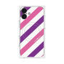 プレミアムパネル with MagSafe［ Big Stripe - Purple × Pink ］