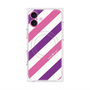 プレミアムパネル with MagSafe［ Big Stripe - Purple × Pink ］