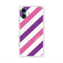 プレミアムパネル with MagSafe［ Big Stripe - Purple × Pink ］