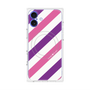 プレミアムパネル with MagSafe［ Big Stripe - Purple × Pink ］