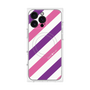 プレミアムパネル with MagSafe［ Big Stripe - Purple × Pink ］