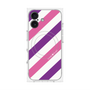 プレミアムパネル with MagSafe［ Big Stripe - Purple × Pink ］
