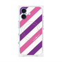 プレミアムパネル with MagSafe［ Big Stripe - Purple × Pink ］