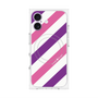 プレミアムパネル with MagSafe［ Big Stripe - Purple × Pink ］