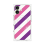 プレミアムパネル with MagSafe［ Big Stripe - Purple × Pink ］