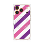 プレミアムパネル with MagSafe［ Big Stripe - Purple × Pink ］