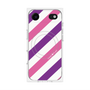 プレミアムパネル with MagSafe［ Big Stripe - Purple × Pink ］