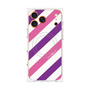 プレミアムパネル with MagSafe［ Big Stripe - Purple × Pink ］
