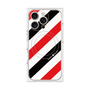 プレミアムパネル with MagSafe［ Big Stripe - Red × Black ］