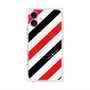 プレミアムパネル with MagSafe［ Big Stripe - Red × Black ］
