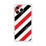 プレミアムパネル with MagSafe［ Big Stripe - Red × Black ］