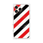 プレミアムパネル with MagSafe［ Big Stripe - Red × Black ］