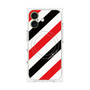 プレミアムパネル with MagSafe［ Big Stripe - Red × Black ］