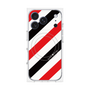 プレミアムパネル with MagSafe［ Big Stripe - Red × Black ］