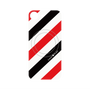 プレミアムパネル with MagSafe［ Big Stripe - Red × Black ］