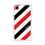 プレミアムパネル with MagSafe［ Big Stripe - Red × Black ］